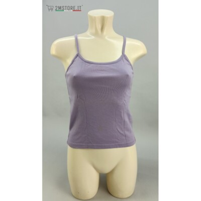 Levi's Tank Top Levis Basic Canotta Viola Sommer Strand Vintage Qualität