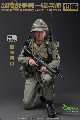 Figura 1/6 QORANGE QOTOYS QOM-1034 Guerra de Vietnam Ejército de los Estados Unidos 1ª División de Caballería - Imagen 10 de 22