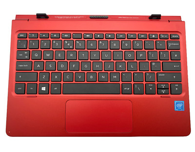 HP Pavilion X2 10-N 10-n155sa UK Tastatur Dock Dockingstation rot TPN-I122