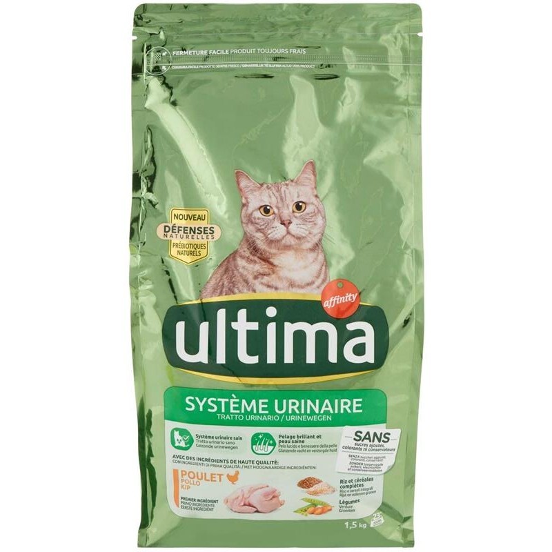 ULTIMA CAT CROCCANTINI URINARY TRACT IN FORMATO DA 1.5 KG
