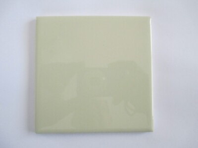 VINTAGE SEAFOAM GREEN GLOSS CERAMIC WALL TILE SQUARE 4-1/4'' X 4-1/4''