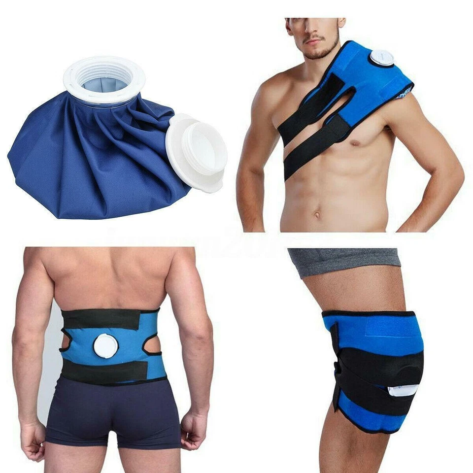 Reusable Ice Bag Pack Wrap Pain Relief Cold Therapy For Knee Shoulder Back - Image 4 of 4