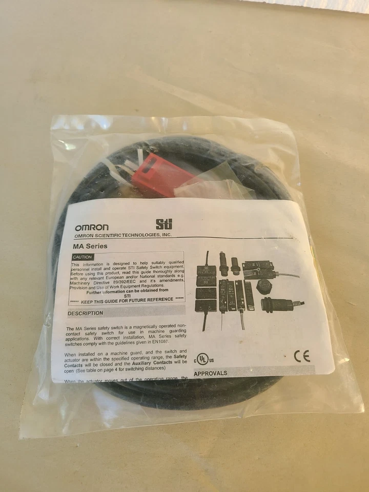 STI MA-11DP11C3 Switch With Actuator, 1NC+1NO, 44507-1120 3 M CABLE, Factory Sea - Image 2 of 4