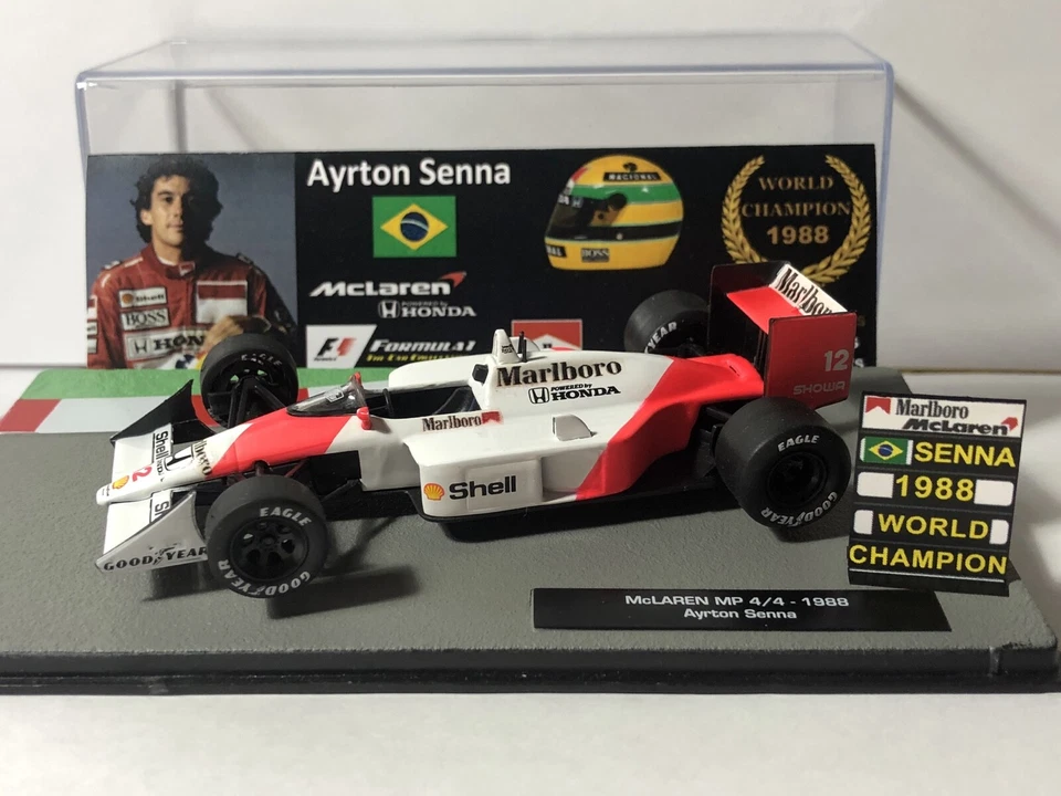 Pitboard 1:43 (Pizarra F1) / Ayrton Senna (McLaren) 1988 / World Champion - Imagen 3 de 4