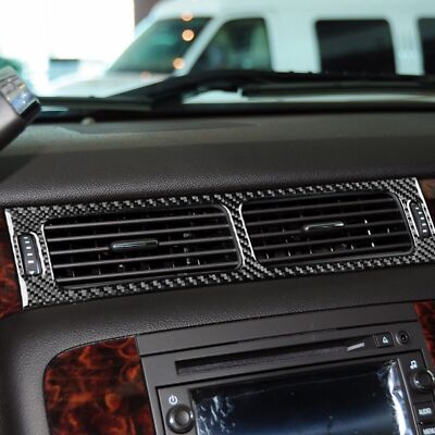 23-Piece Real Carbon Fiber Interior Trim Kit For Silverado/Tahoe/Sierra (2007-2013) – Gloss Black