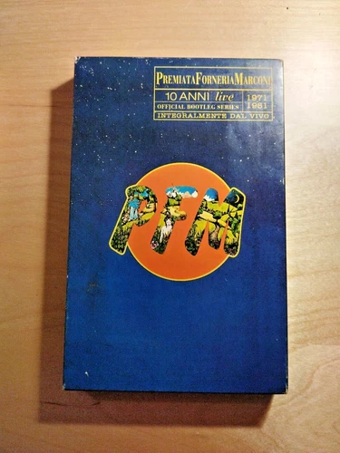 PFM Premiata Forneria Marconi 10 anni Live 1971/1981 4cd Box