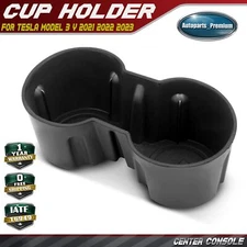 Center Console Water Cup Holder for Tesla Model 3 Y 2021-2023 Non Slip Design