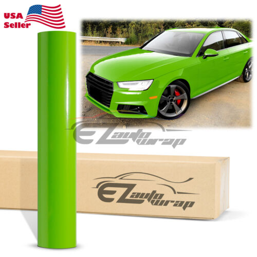 *Premium Gloss Glossy Vinyl Wrap Car Vehicle Sticker Decal Film Air Bubble Free - Foto 26 di 155