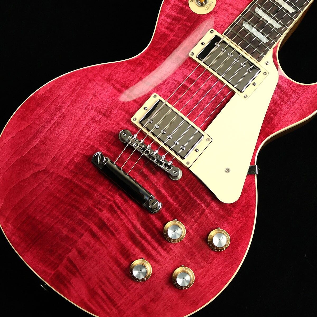 Gibson Les Paul Standard 50s Figured Top Translucent Fuchsia  From JAPAN