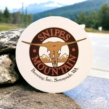 Sottobicchiere birra Snipes Mountain Brewing da collezione Sunnyside WA decorazione birrificio