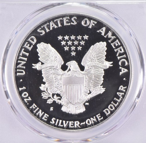 1991-S PR70 DCAM American Silver Eagle PCGS Blue Label - Picture 4 of 5