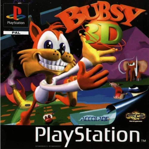 Bubsy 3D (Playstation PS1) *NO MANUAL*
