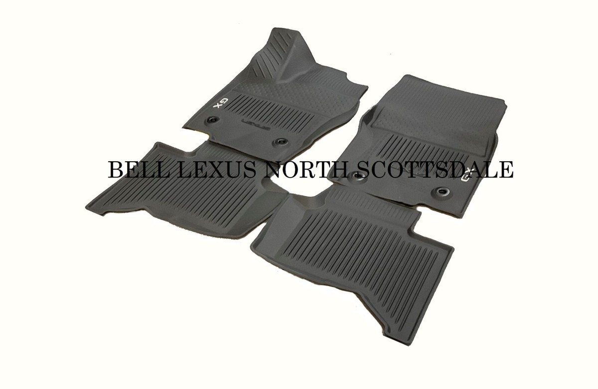 Genuine 2024 Lexus GX550 All Weather Mats Liners Set Front & Rear