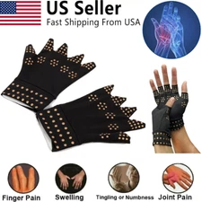 Copper Compression Gloves for Arthritis Hand Pain Relief Carpal Tunnel Support