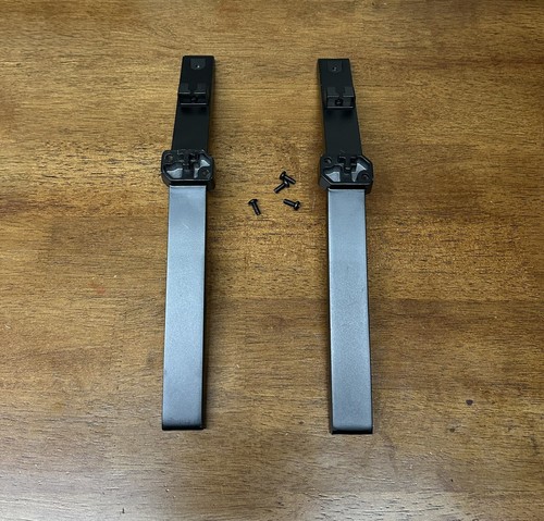 Toshiba 75” Tv Stand Legs For Model 75C350LU With Screws Original Black Color