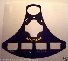 KAWASAKI Z1 Z1A 900 Z1B 900 INSTRUMENT CONSOLE DECAL