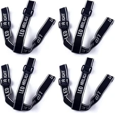 4 Pack Headlamp Strap Replacement Headband Head Lamp Elastic Head Band Belt for 
