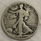 1919-D 50C Walking Liberty Half Dollar - US Coins B02
