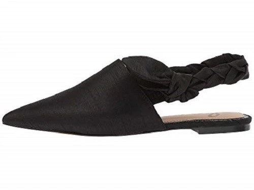 Sam Edelman Rivers Women's Size 10M Black Silk Braided Slingback Point Toe Mules - Image 3 of 4