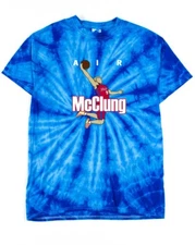 Tie-Dye Matt McClung Philadelphia 76ers Blue Coats AIR Mac T-Shirt