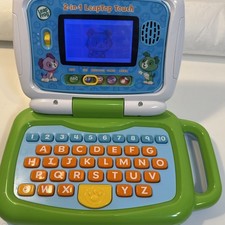 Leap Frog 2 in 1 LeapTop Touch Blue Green Learning Toy