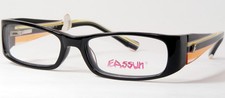 EASSUN FORMENTERA 7002G Schwarz Einzigartig Selten Brille Rahmen 49-18-135mm