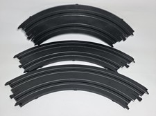 Vtg Tyco HO Slot Car Track - 9" Radius 1/4 Curve - 3 PCs B6843       B14 