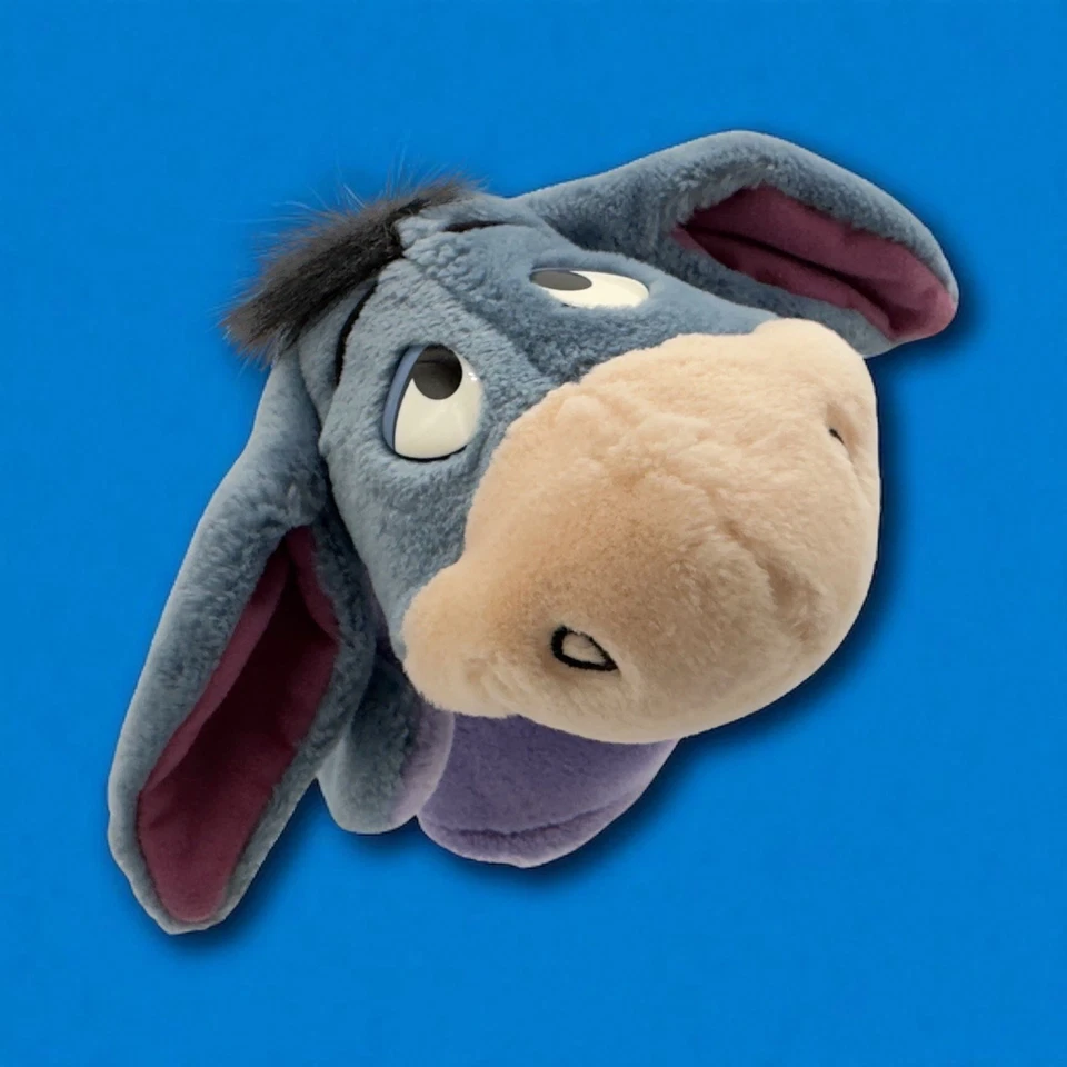 FIGURA TÍTERE MANO PELUCHE DISNEY EEYORE Winnie Pooh Vintage años 90 PISHER PRICE JUGUETE Foto 3 de 4