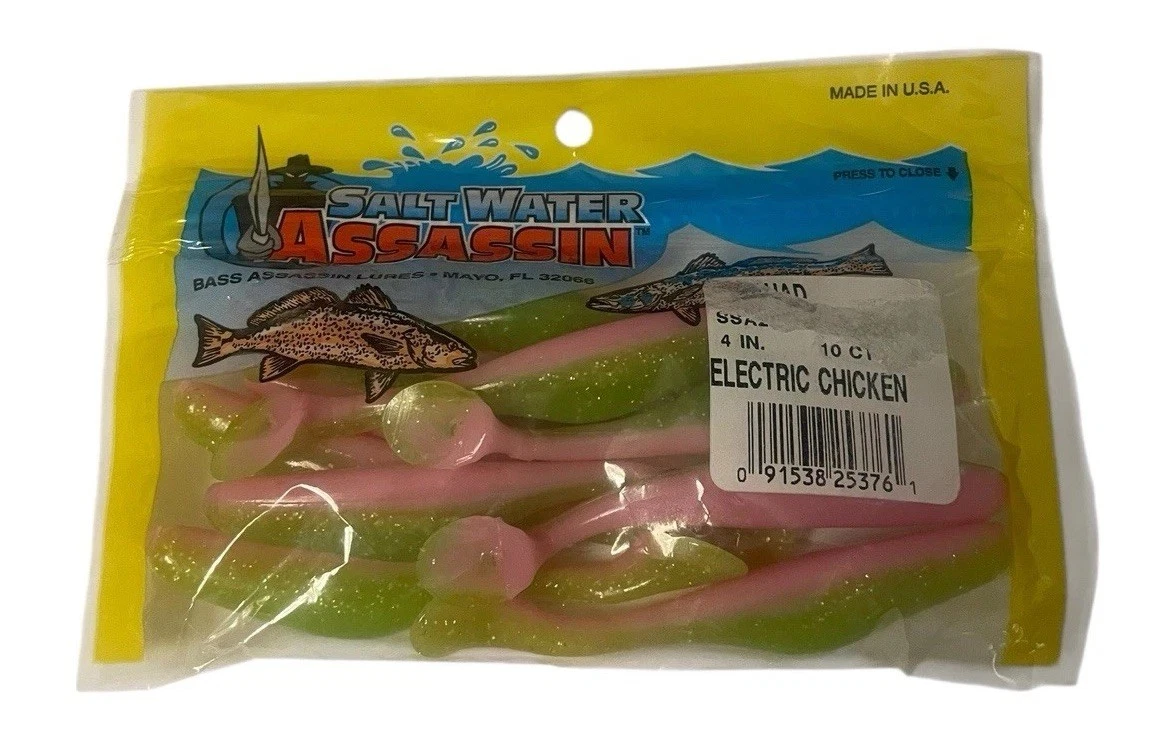 Leurre Souple Salt Water Assassin Lit'l P&V SW 3.5" – Laguna Shrimp – 2 Packs De 10