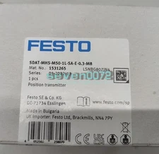 1X NEW Festo position transmitter SDAT-MHS-M50-1L-SA-E-0.3-M8 1531265