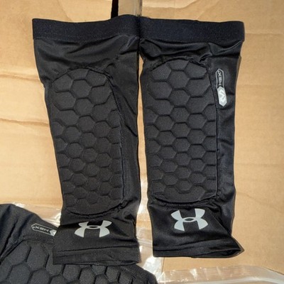 New Open Under Armour 625 McDavid Forearm Sleeve Pair Black Size Large 