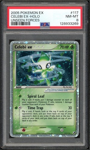 Celebi ex graded PSA 8 for sale on eBay