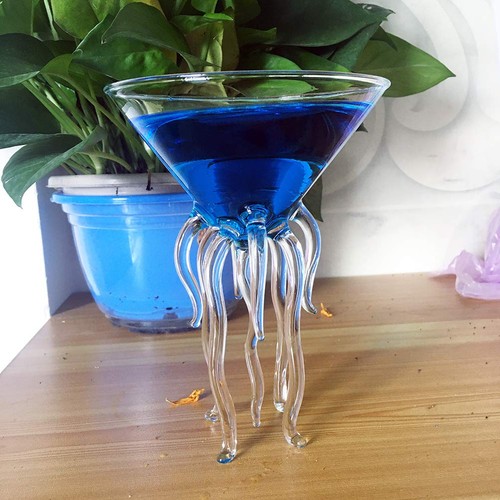 Polpo Cocktail Bicchiere Creativo Drinkware Bar Calice Strumenti Snifters (Enorme 2 T... - Foto 9 di 9