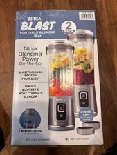 Ninja Blast Portable Blender 2 Pack | 18oz Cordless, USB-C, Leakproof, 1727122