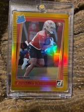 2021 Panini Donruss Rated Rookie Elijah Mitchell #312 Press Proof Premium (RC)