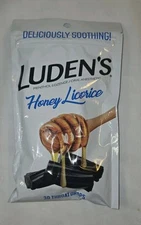 Luden's Deliciously Soothing Throat Drops, Honey Licorice Flavor, 30 Count