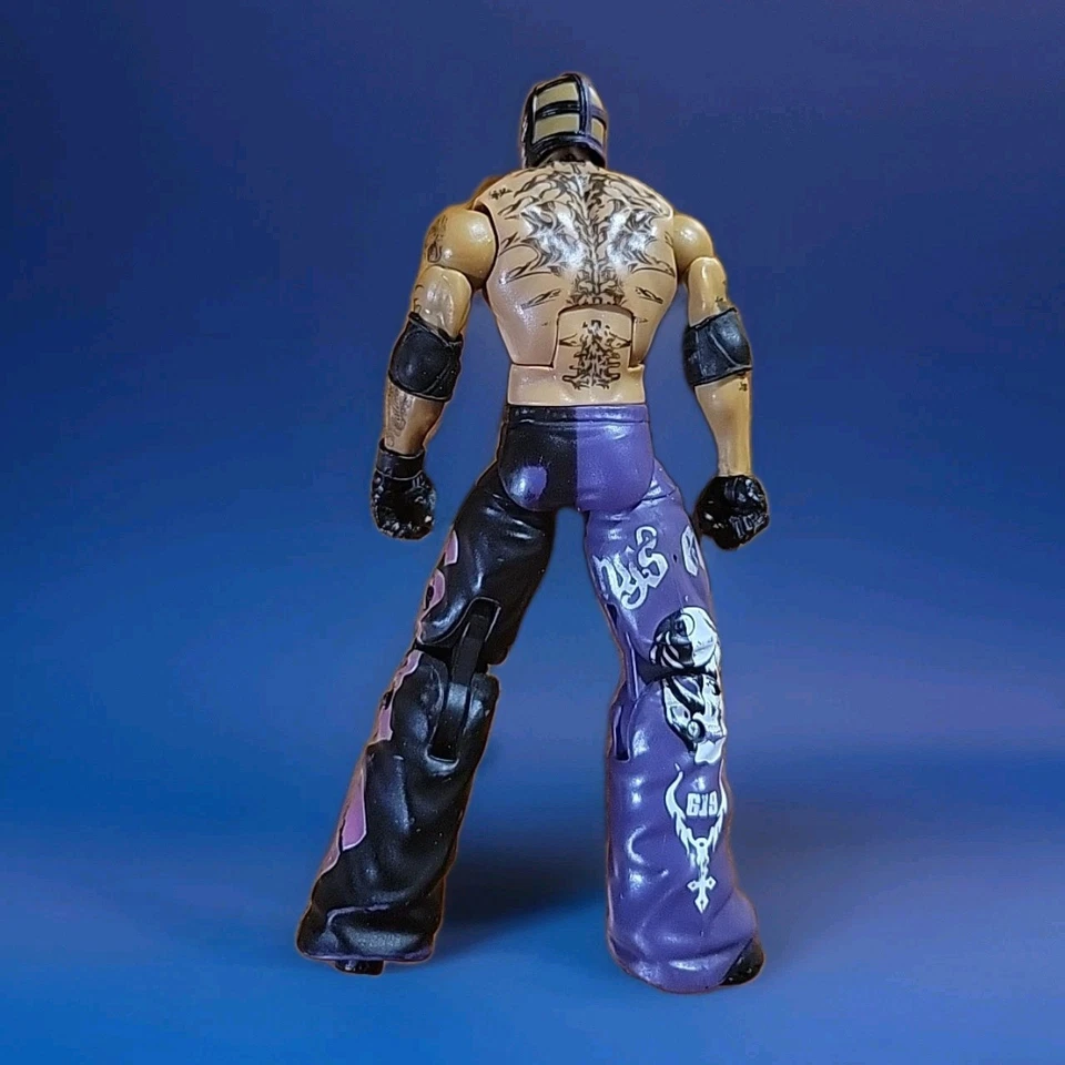 WWE 精英系列 Rey Mysterio 系列 1 摔跤人偶散装 Lucha 面具 — 第 2/3 张图片