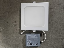 GE Lumination 6" LED Wafer Light - Canless Recessed Downlight - Commercial Retro