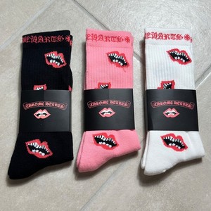 Chrome Heart Pink Socks | eBay