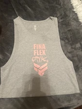 Fina Flex Gray Tank Top Size Large