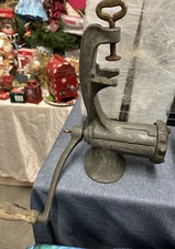 Alexanderwerk #8 Meat Grinder Complete Wood Handle Germany Antique Steal