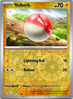 Voltorb - Pikachu 55 066/193 Battle Academy 2024 Common Normal NM