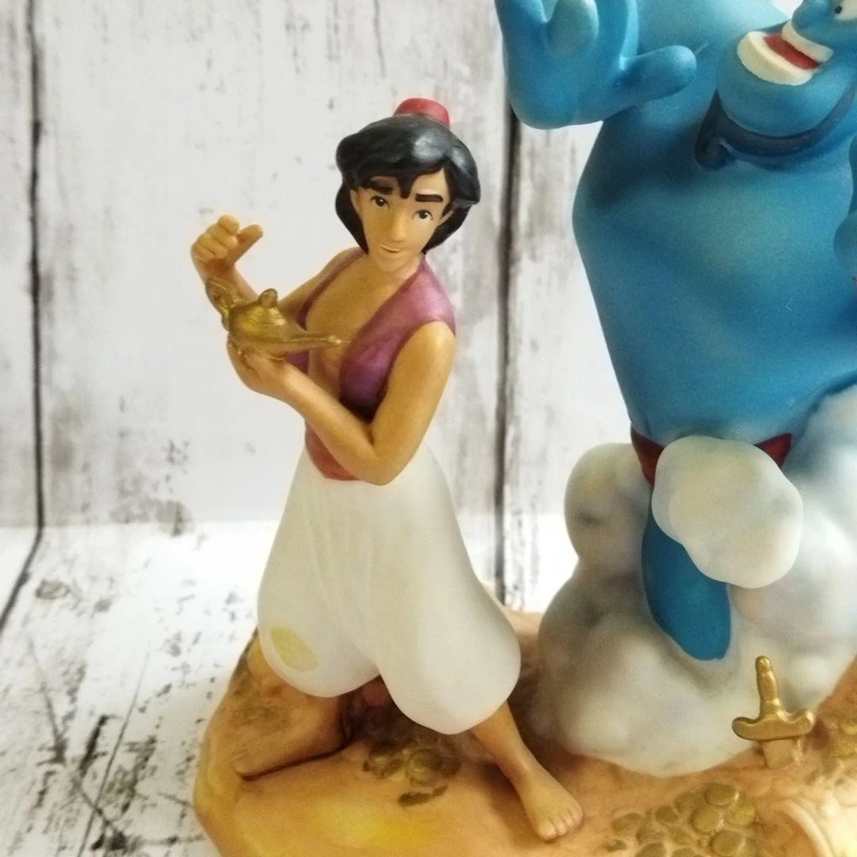 Figura Adorno Vintage Aladdin & Genie Limited Tokyo Disney Resort Foto 2 de 4
