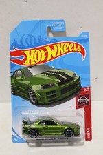 Hot Wheels 2019 Super Treasure Hunt Green Nissan Skyline Gtr Bnr34 R34