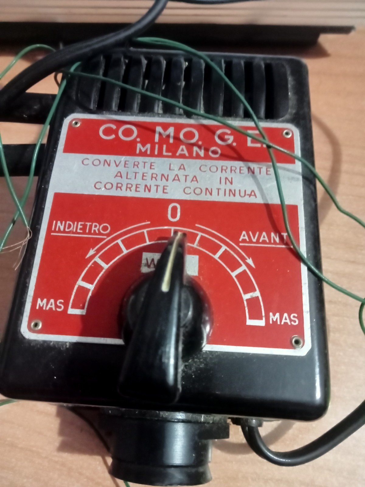 CONTI CO.MO.G.E. TRASFORMATORE/RADDRIZZATORE VINTAGE ANNI '50