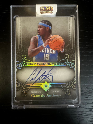 CARMELO ANTHONY 2006-08 UPPER DECK ULTIMATE COLLECTION SIGNATURES #US-CA AUTO