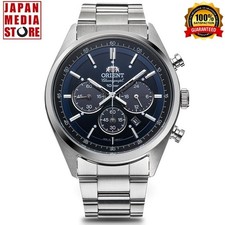 ORIENT Neo70's WV0021TX Blue Dial Solar Chronograph Stainless Men Watch NEW BOX