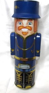 Harry London Tin Soldier Nutcracker Chocolates Empty Tin 31 x10 cm