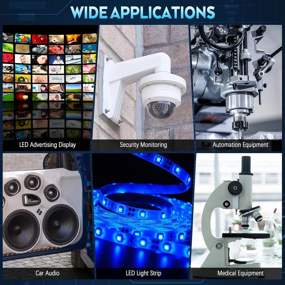 DC 12V LED Trafo Netzteil Schaltnetzteil LED Streifen 10-60A Transformator - Bild 4 von 4