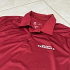 Arizona Cardinals Shirt Mens Medium Red NFL Football Nike Dri-FIT Polo On Field